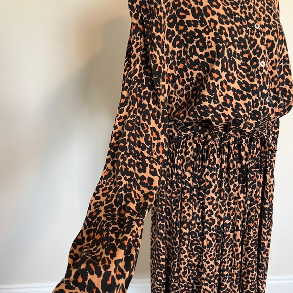 Maxi Dress in Animal Print Fabric Size L - Picture 5 of 7
